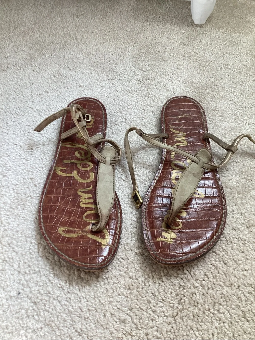 Sam Edelman Gigi Thong Sandals in camo